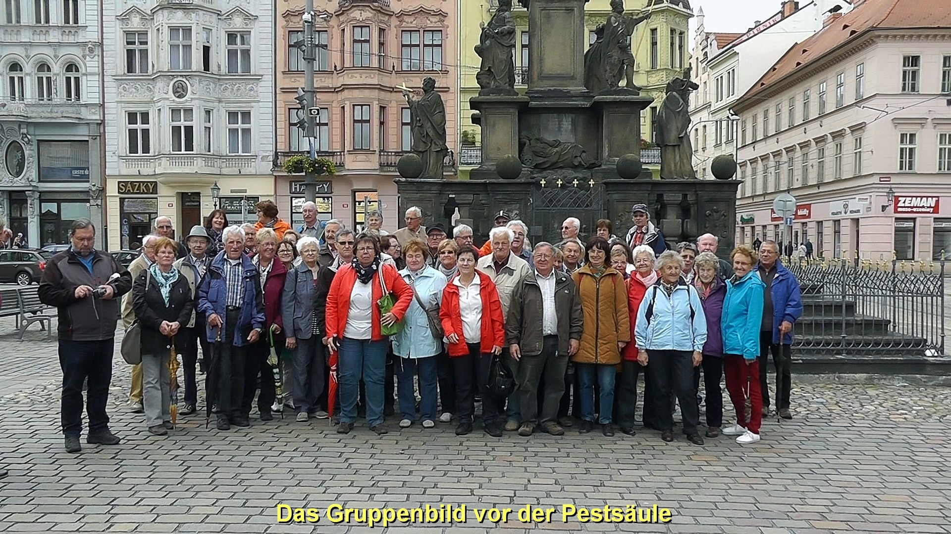 Pilsen Gruppenbild unserer Reisegruppe