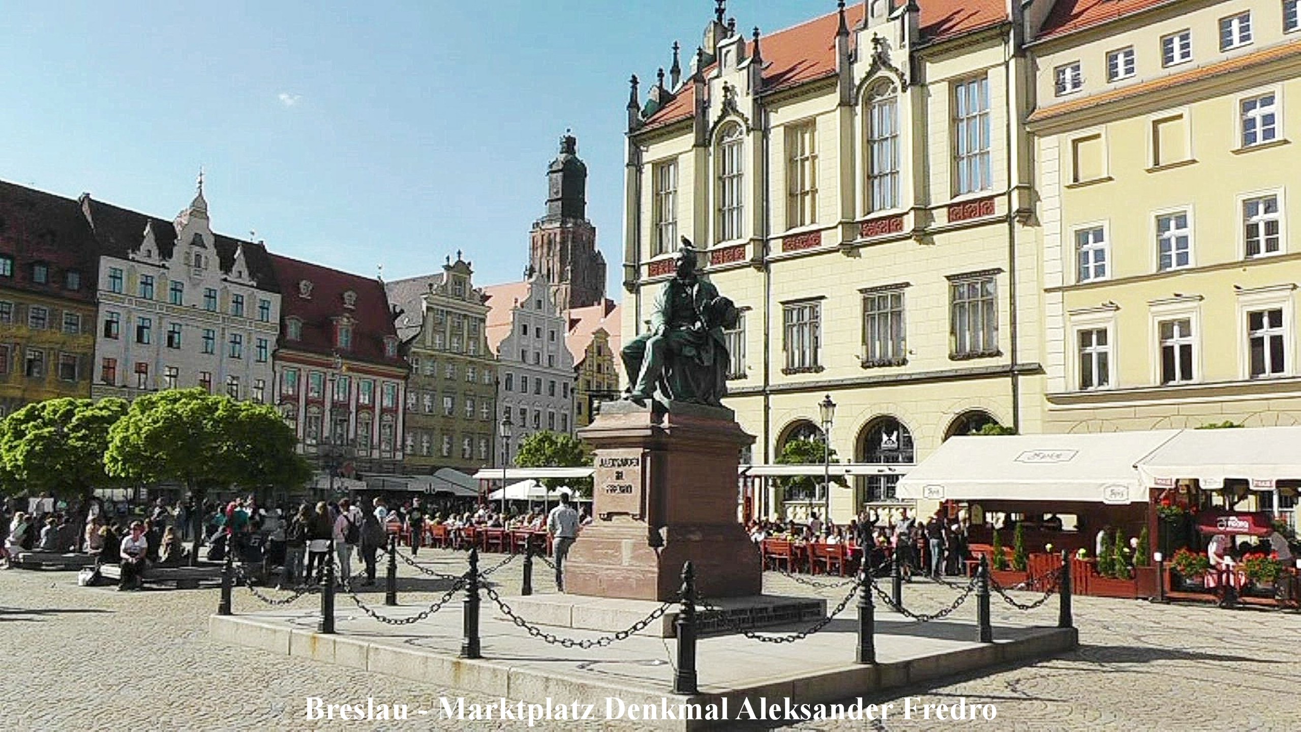 Breslau Denkmal Aleksander Fredro